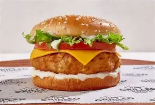 Crispy Chicken Cheese Burger